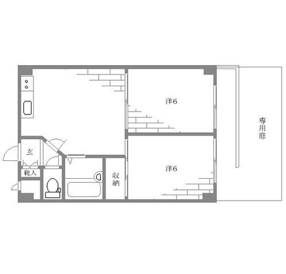 跡見学園女子大学 マンション 2DK