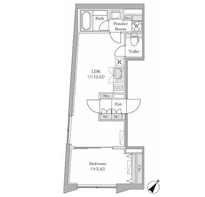 跡見学園女子大学 マンション 1LDK