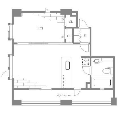 跡見学園女子大学 マンション 1LDK