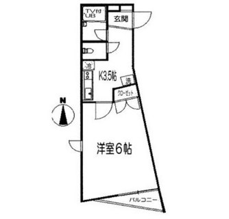 東京都文京区白山３丁目 賃貸マンション 1K