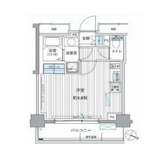 東京都文京区小日向４丁目 賃貸マンション 1R