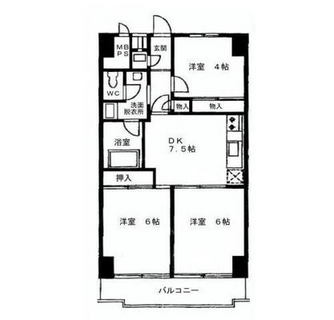 東京都新宿区新小川町 賃貸マンション 3DK