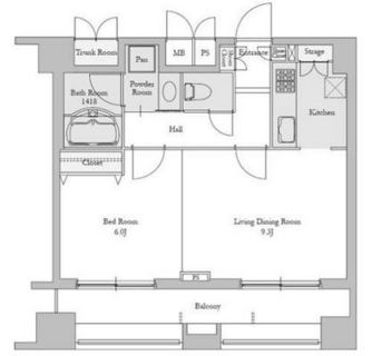 東京都文京区音羽２丁目 賃貸マンション 1LDK