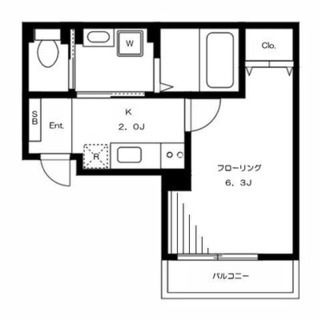 東京都新宿区早稲田鶴巻町 賃貸マンション 1K