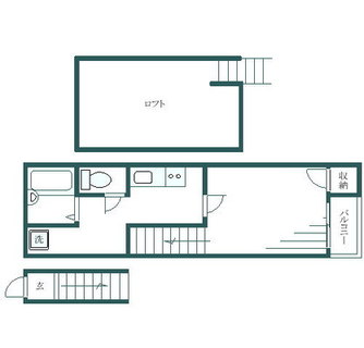 東京都新宿区水道町 賃貸アパート 1K